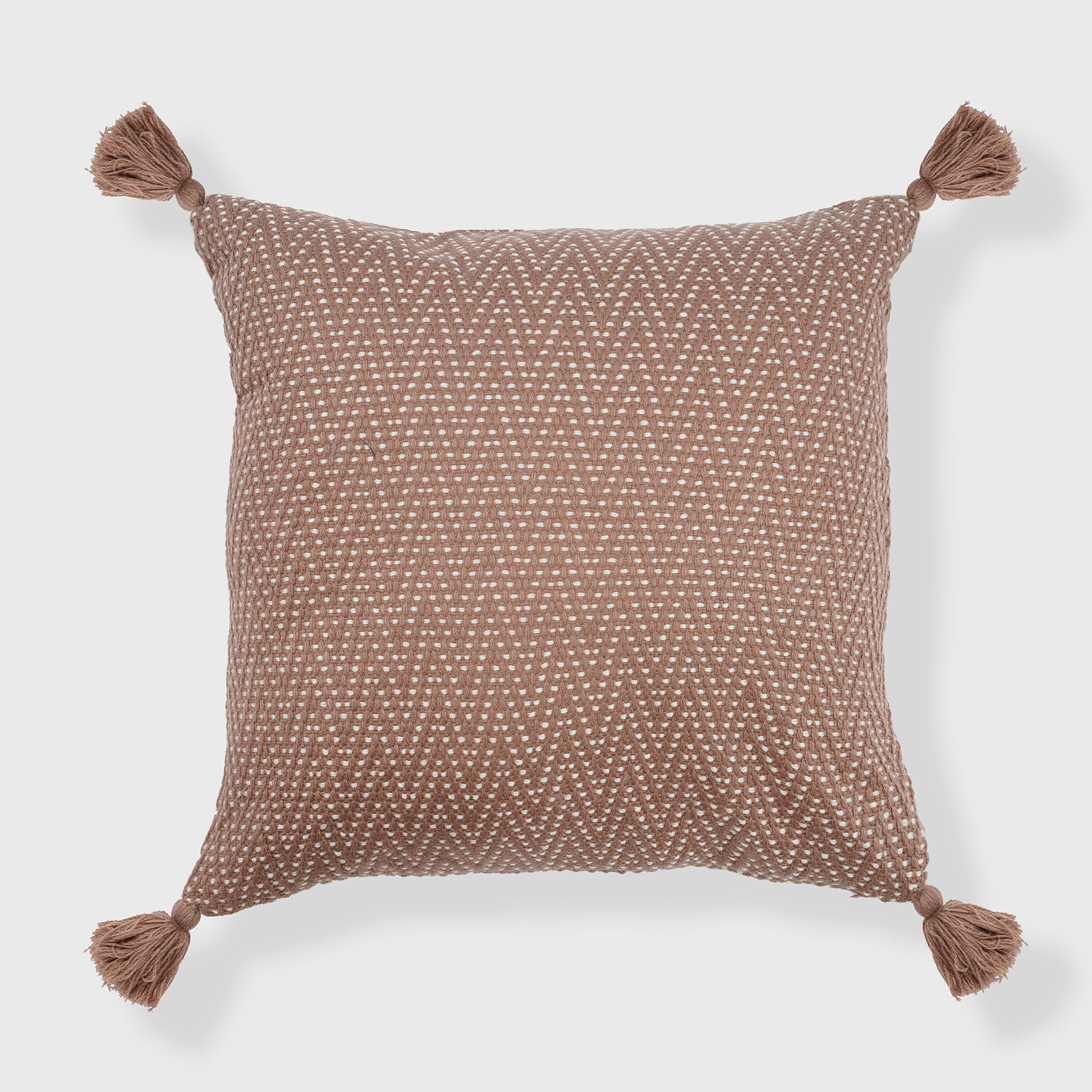 Herringbone Euro Tassel Throw Pillow Intimates For All