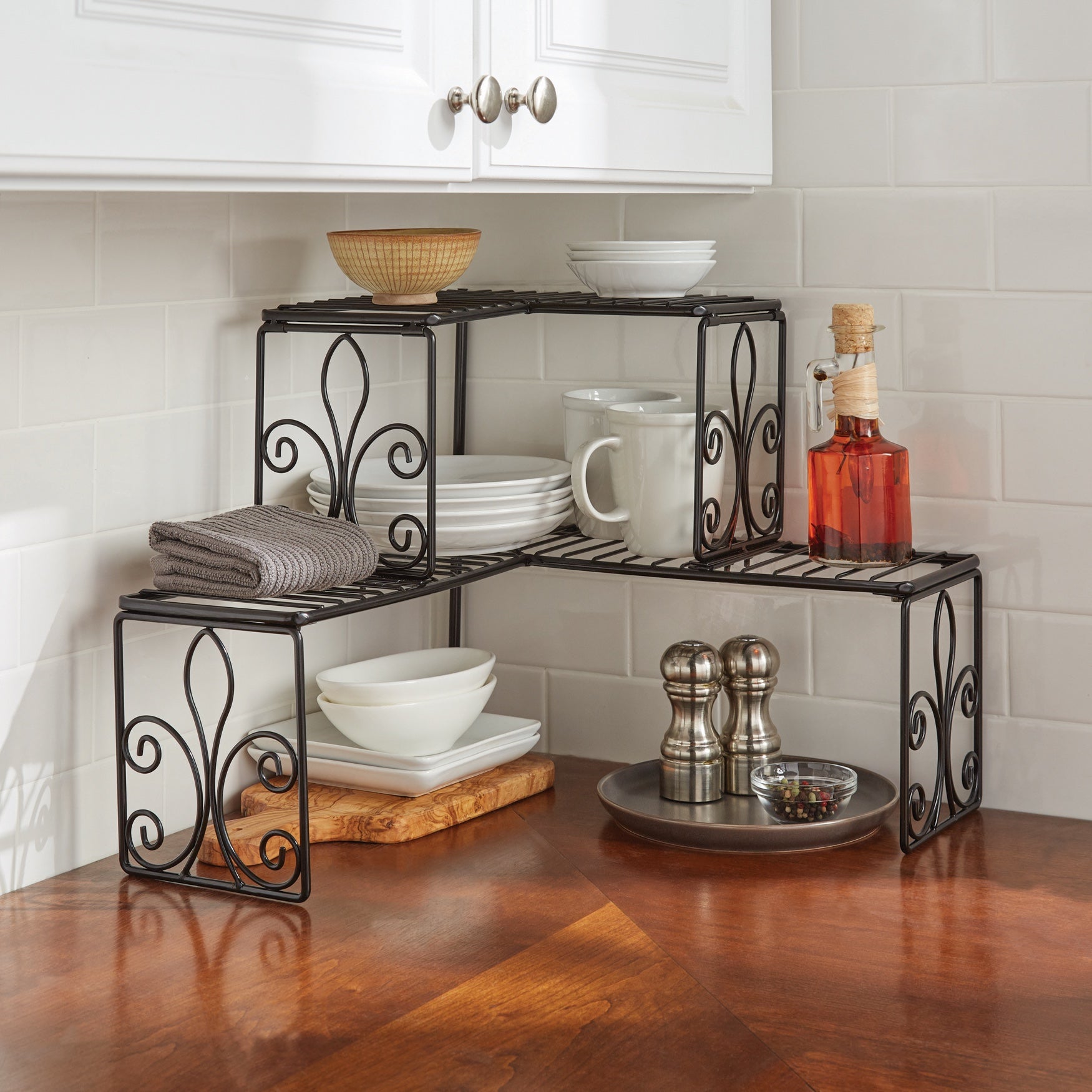 Scroll 2Tier Corner Shelf Intimates For All