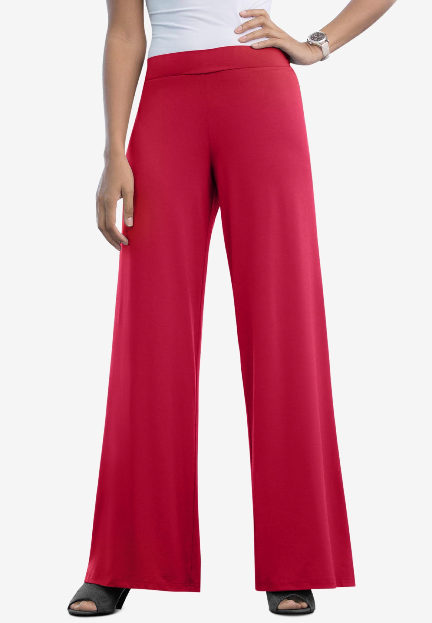 knit palazzo pants nike