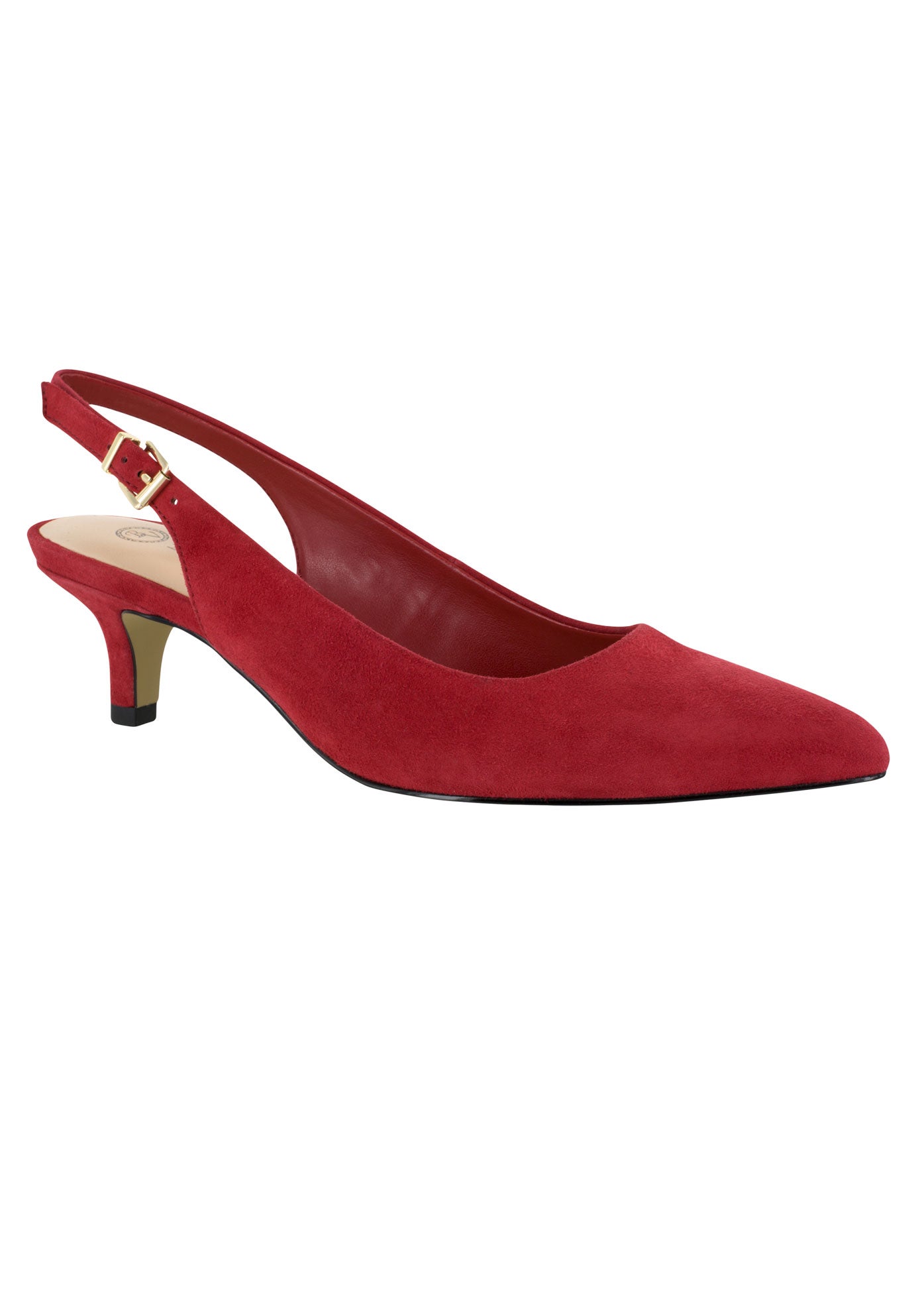 bella vita women's scarlett slingback size 9 black leather