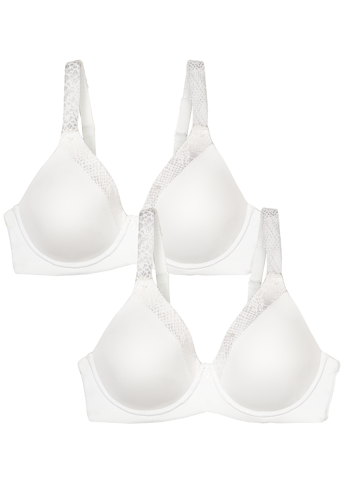 Luxe Body T-Shirt Underwire Bra 2 Pack, 
