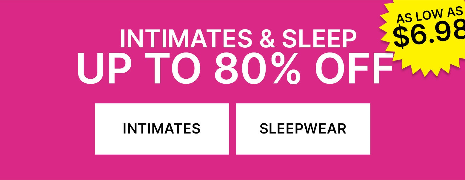 Intimates and Sleep upto 80% OFF
