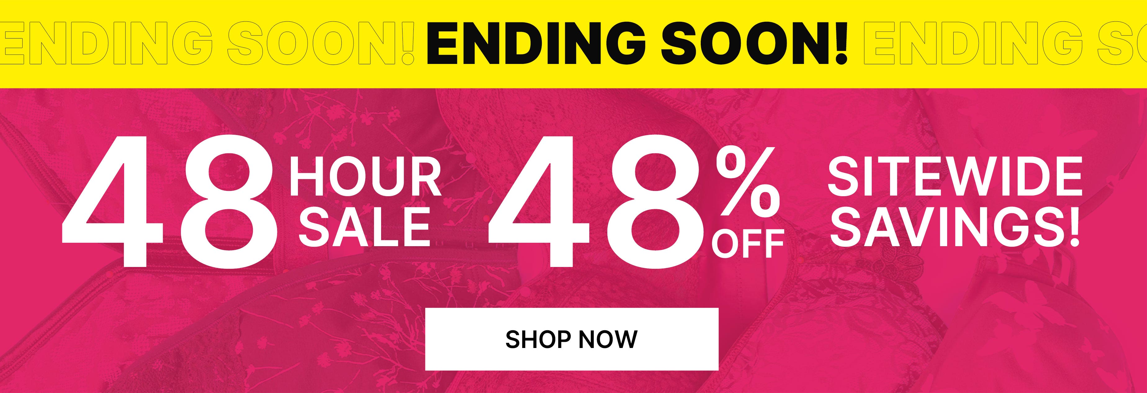 48% HOUR 48% OFF SITEWIDE SAVINGS