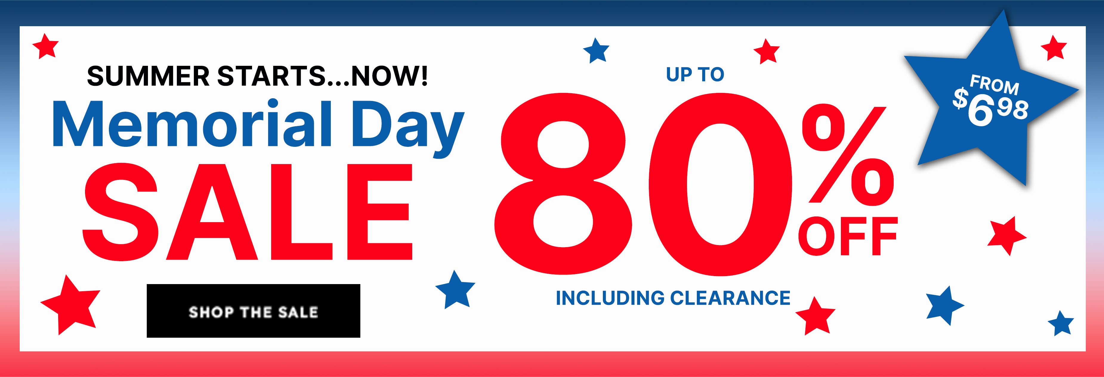 Memorial Day Sale