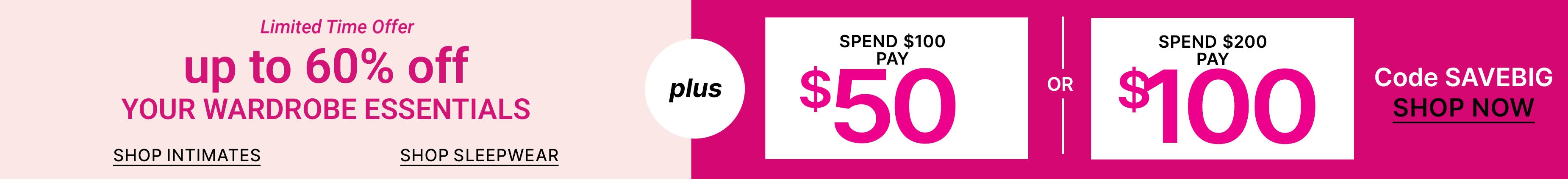 LIMITED TIME OFFER UPTO 60% OFF